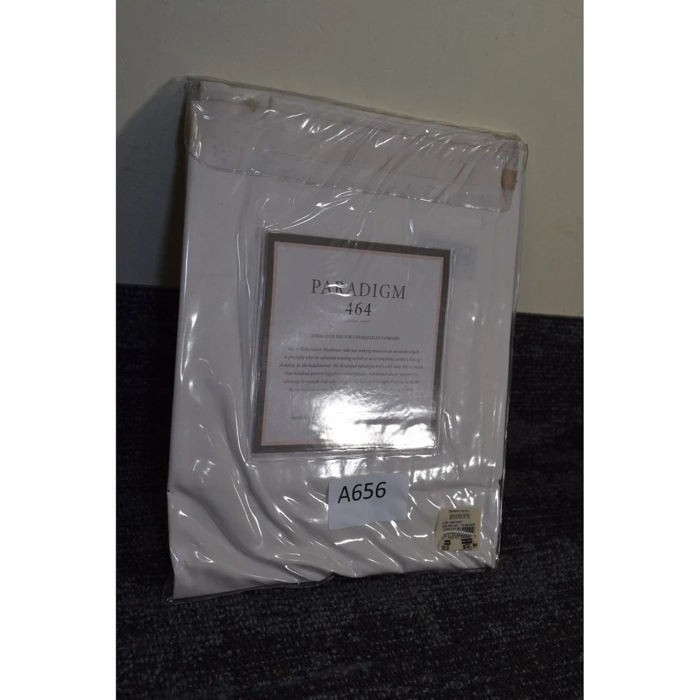 NEW Restoration Hardware RH Paradigm 464 White EURO Sham Pillowcase Italy